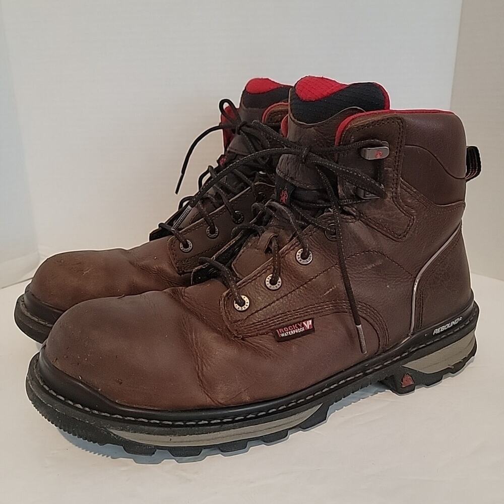 Rocky Rams Horn Waterproof Composite Toe Work Boot MENS 13M Work Hiking Outdoors